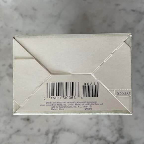 HALLMARK Barbie Ken Wedding Day 1997 Ornaments IOB - Picture 12 of 12